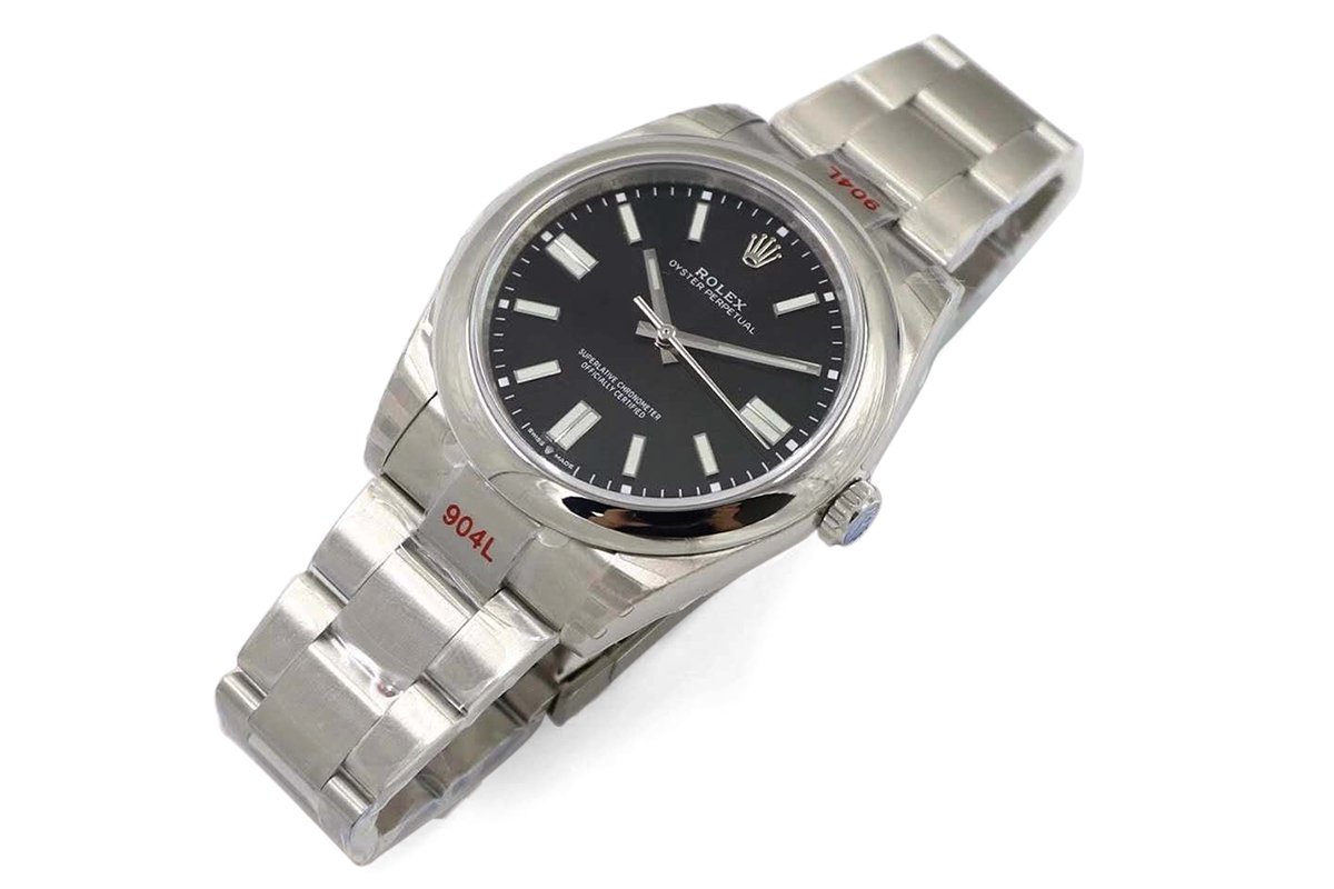 Oyster Perpetual 41mm Bright Black Dial 114300
