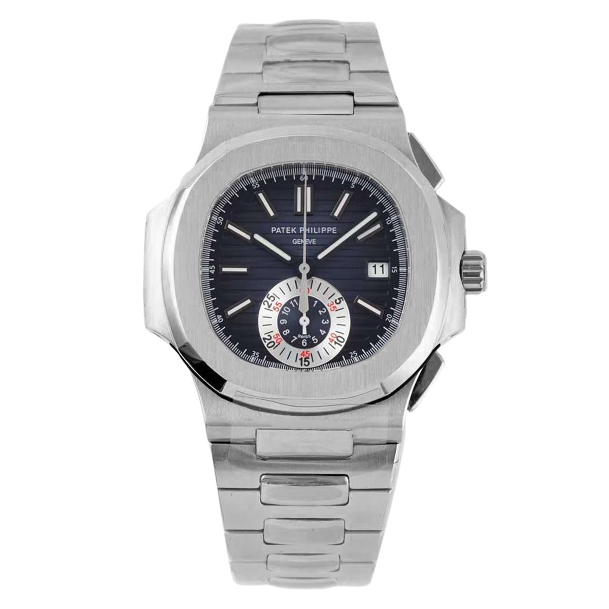 Nautilus 5980/1A-001 Blue Dial in Steel