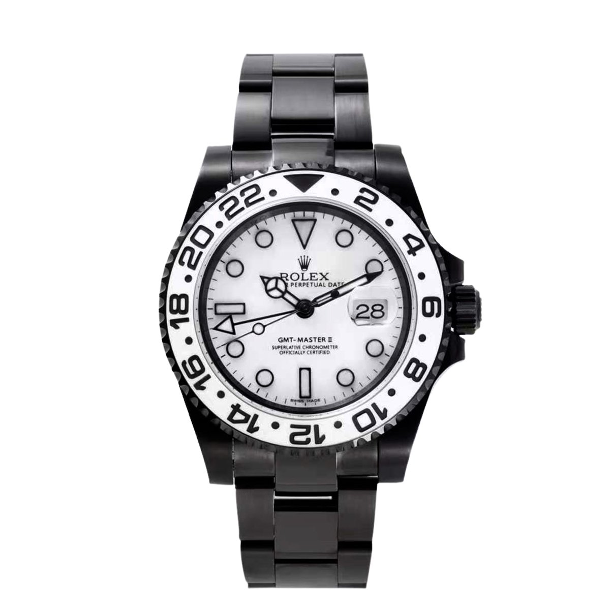 GMT Master II 116710 “Oreo” White Dial in PVD