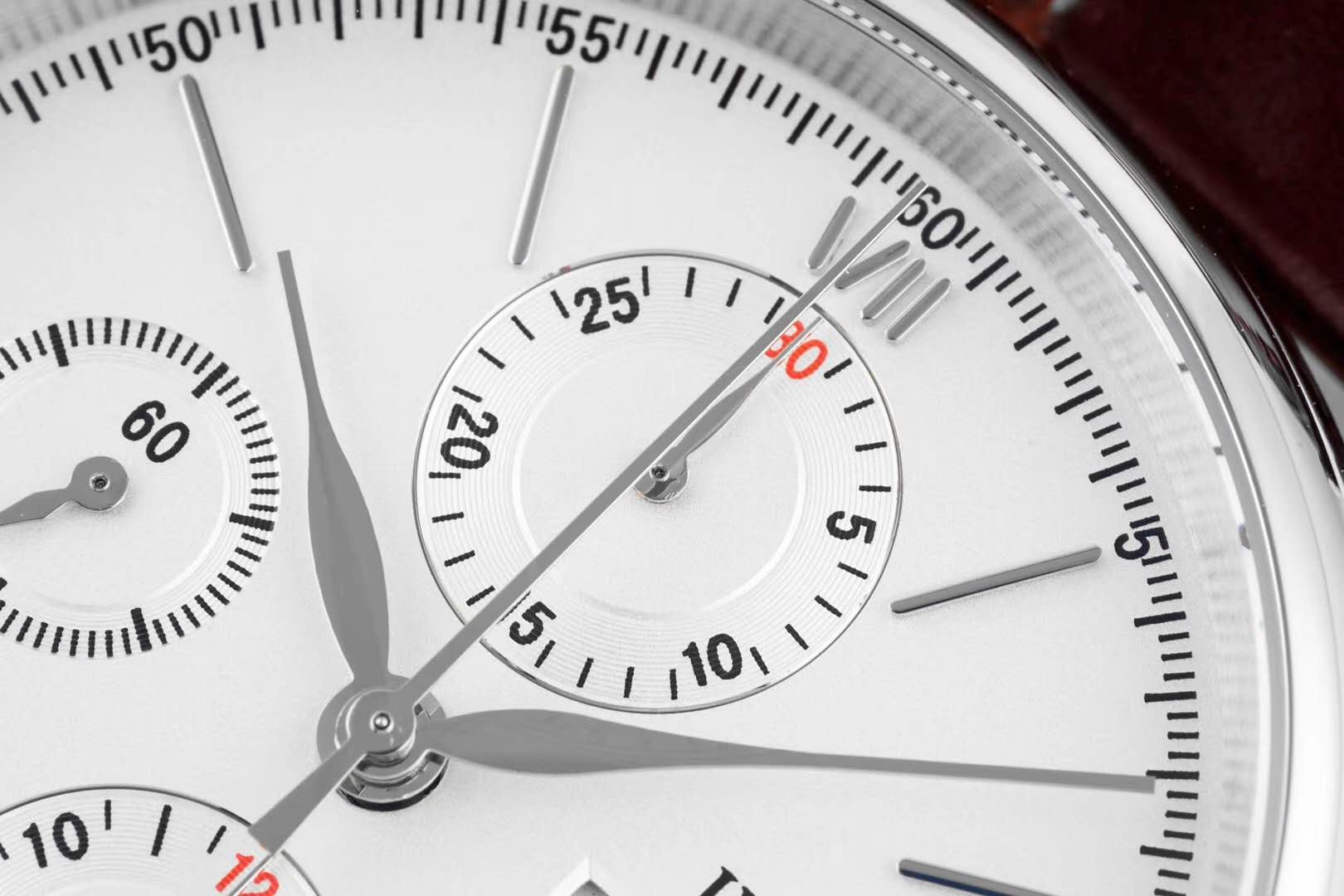 Portofino Chronograph IW391027 Edition “150 Years” White Dial in Steel