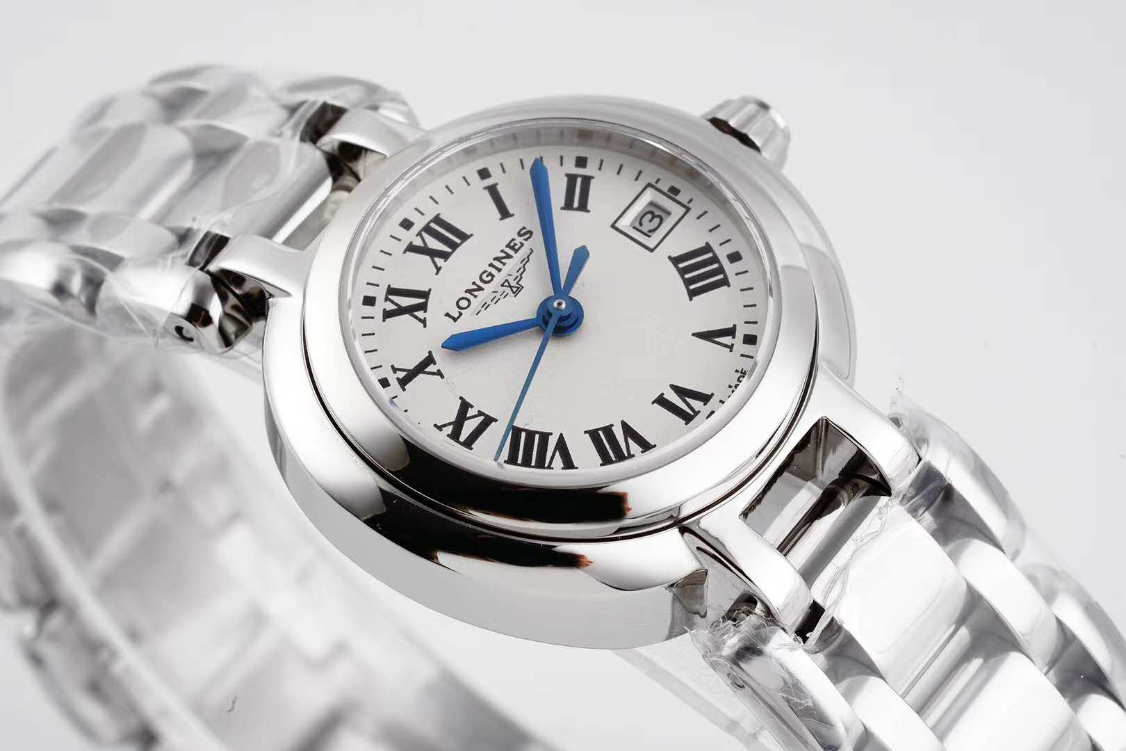 Primaluna White Dial with Roman Markers