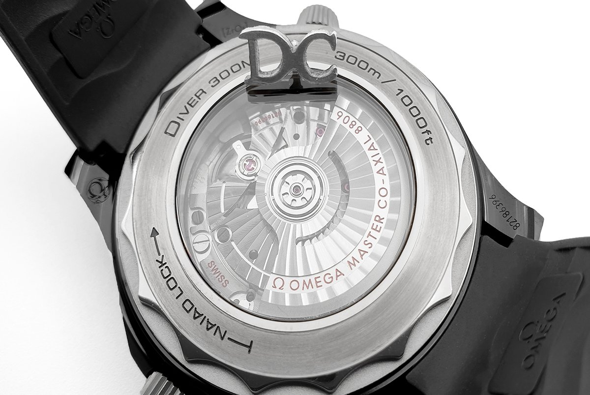 Seamaster Diver 300M Co-Axial Master Chronometer Black Dial 43.5mm on Black Rubber Strap