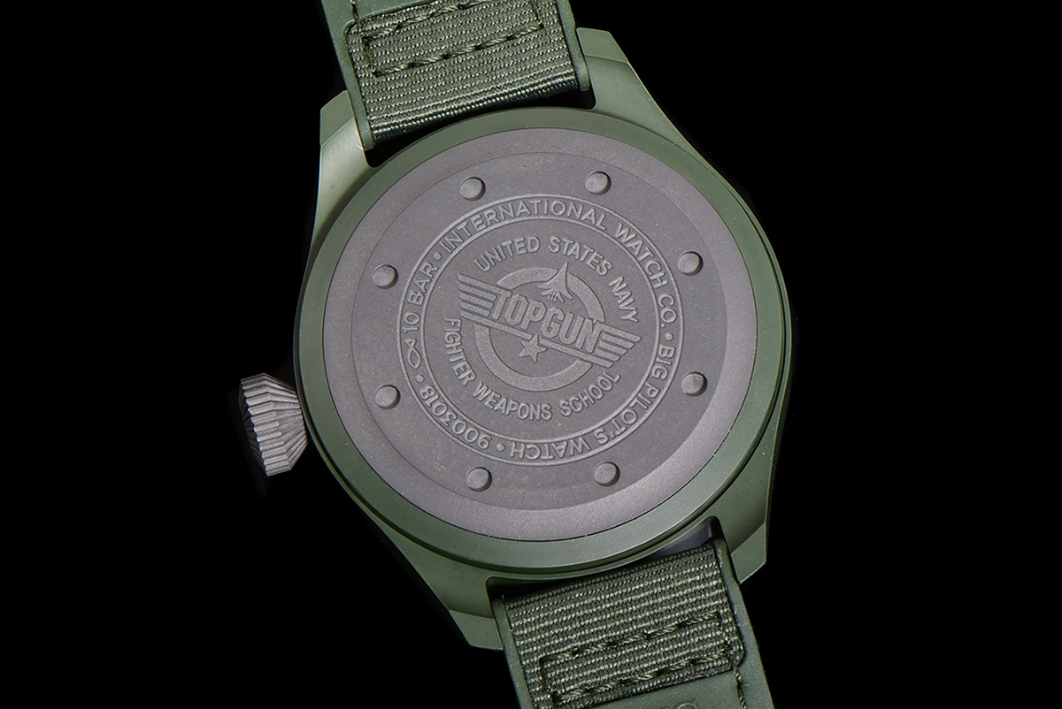 Big Pilot’s Watch 43 IW329802 Top Gun Edition Woodland on Camo Strap