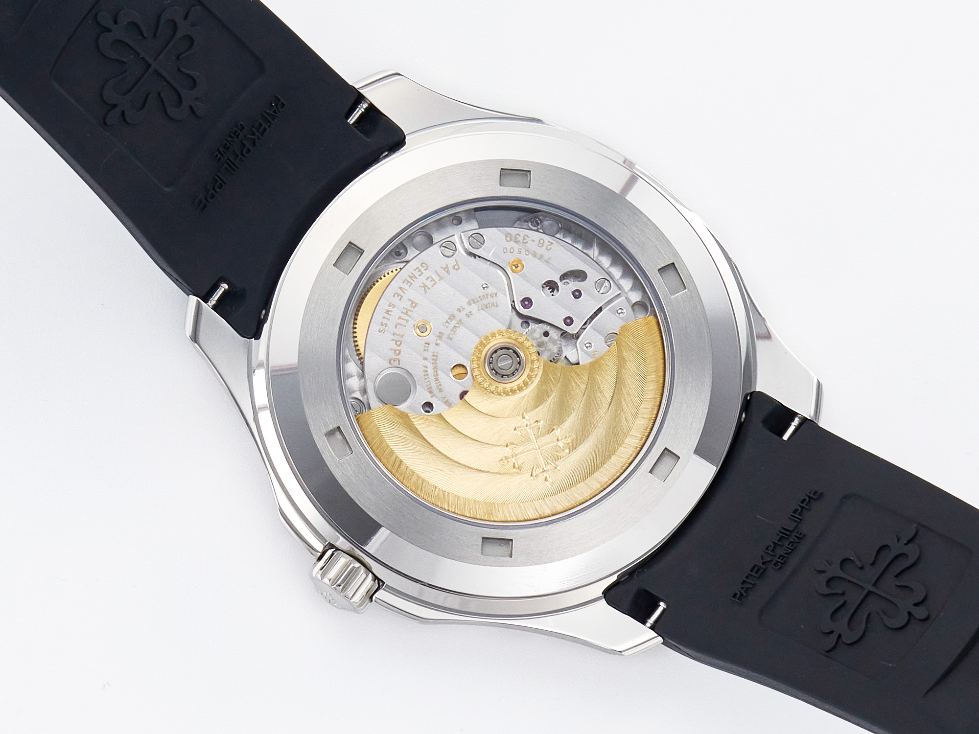 Aquanaut 5167 40mm SS 3KF 1:1 Best Edition Black Dial on Black Rubber Strap A330 S*per Clone V3