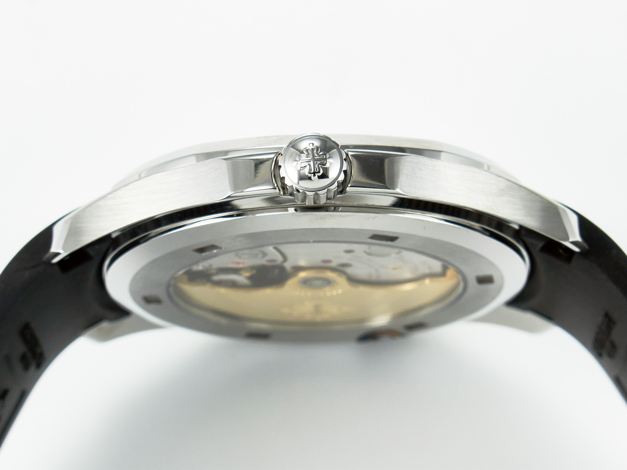 Aquanaut 5167A SS ZF 1:1 Best Edition Black Dial on Black Rubber Strap A324 S*per Clone(New clasp)