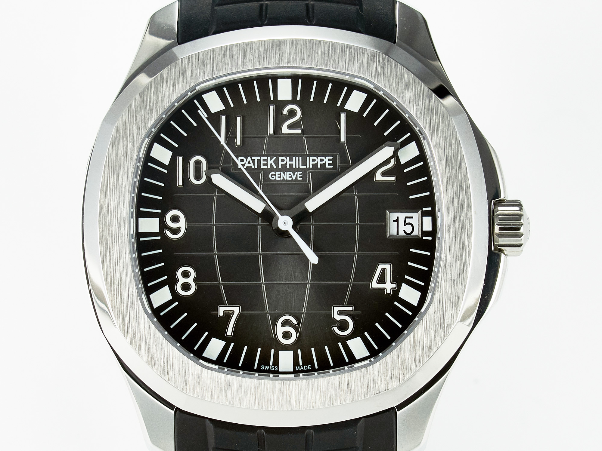 Aquanaut 5167A SS ZF 1:1 Best Edition Black Dial on Black Rubber Strap A324 S*per Clone(New clasp)