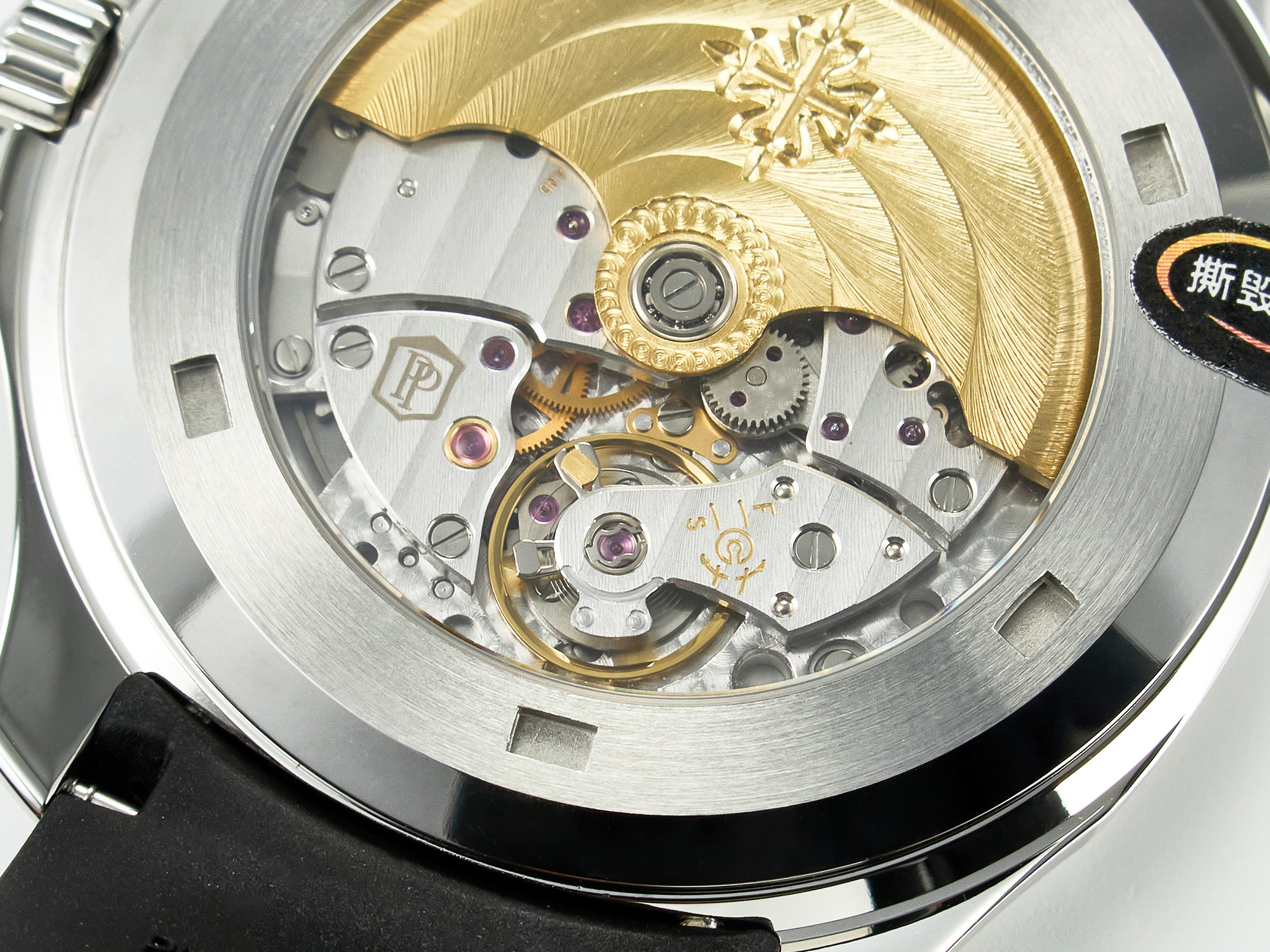 Aquanaut 5167A SS ZF 1:1 Best Edition Black Dial on Black Rubber Strap A324 S*per Clone(New clasp)